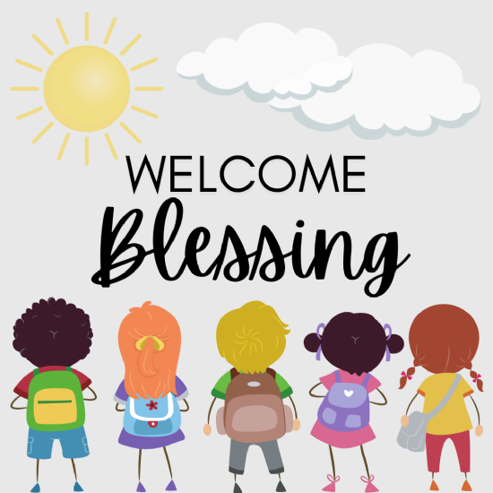 Reception Welcome Blessing with Year 6 Buddies